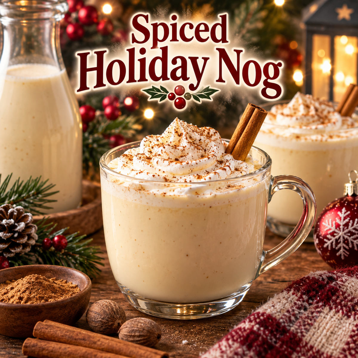 Spiced Holiday Nog