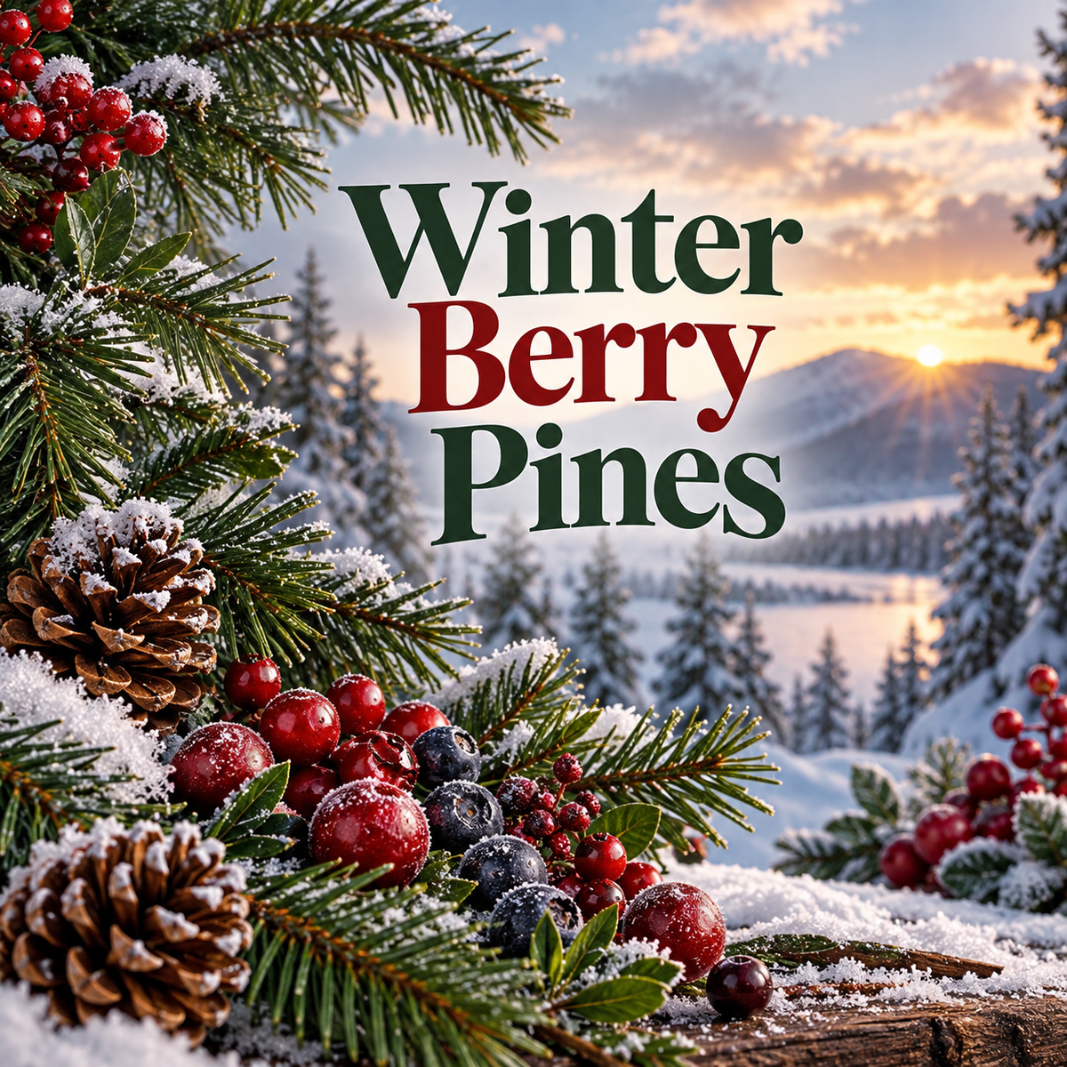Winter Berry Pines